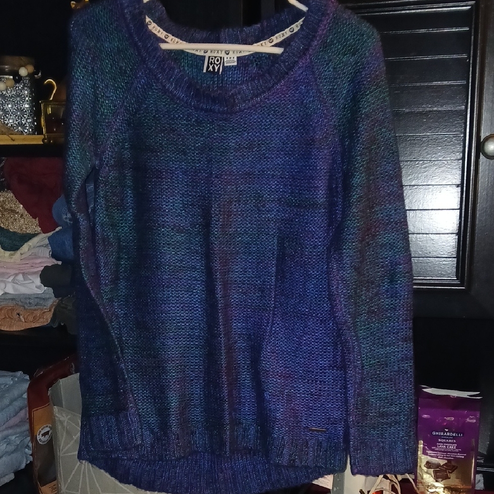 Roxy Multicolor Crew Neck Sweater